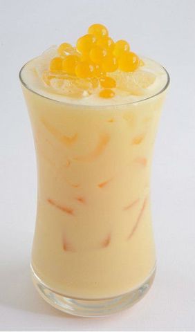 Naranja fresa con popping frutal