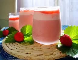 Smoothie de fresa & jelly de fresa