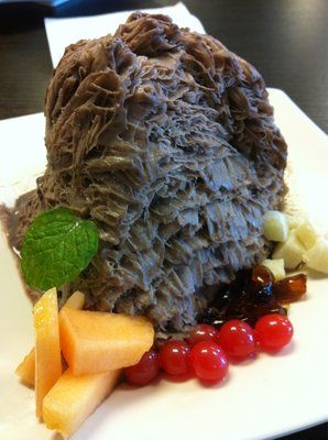 Helado de Cookies and Cream & Popping de fresa y Jelly de Café